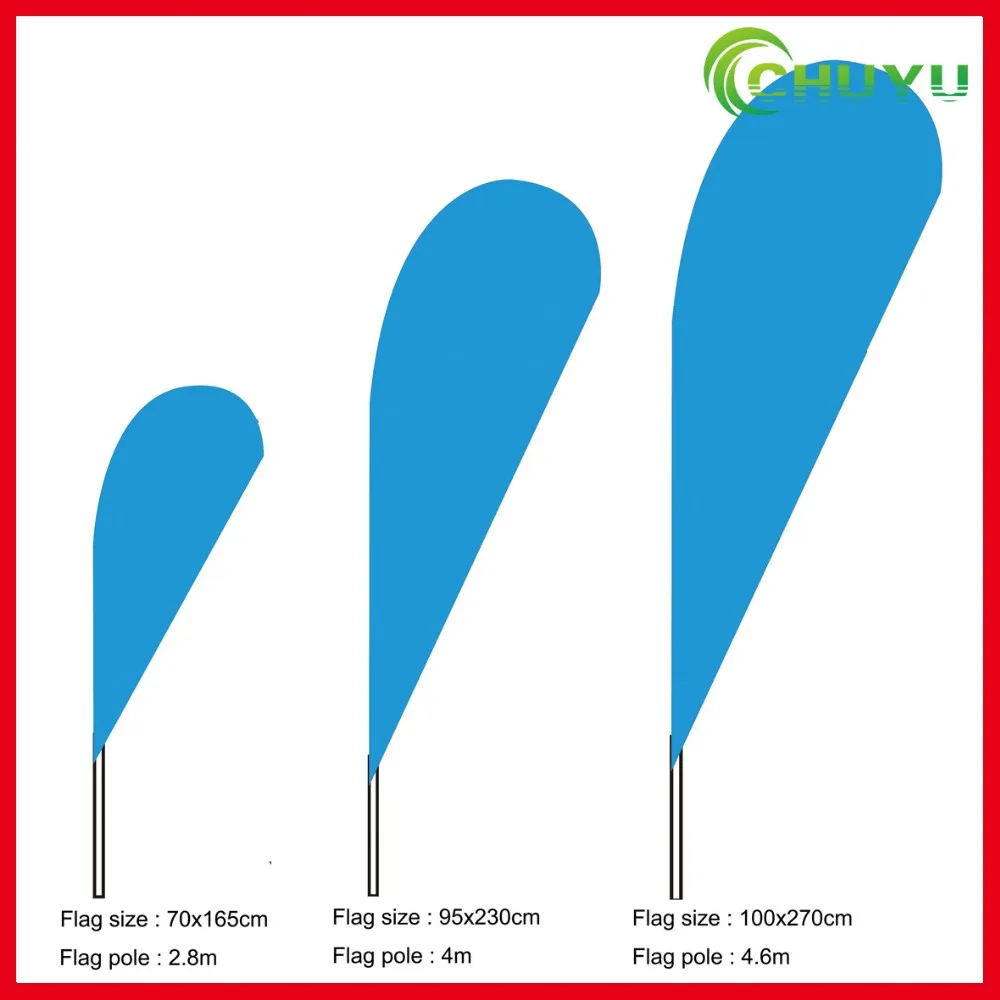 Custom Outdoor Event Teardrop Flag For Halloween Teardrop Banners