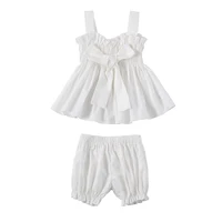 

Fashion design baby clothes stylish pleated girl boutique clothing outfit set