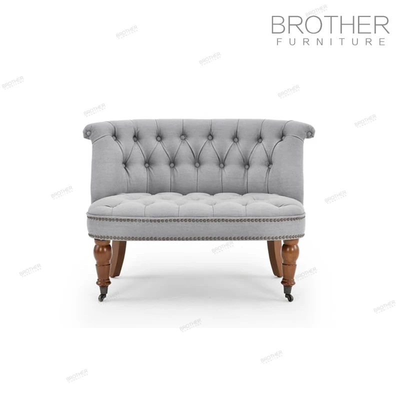Luxury Furniture Home 2 Seater Sofa Hotel Decorative Accent Chair