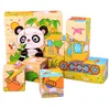 intelligent panda wooden puzzle made in china
