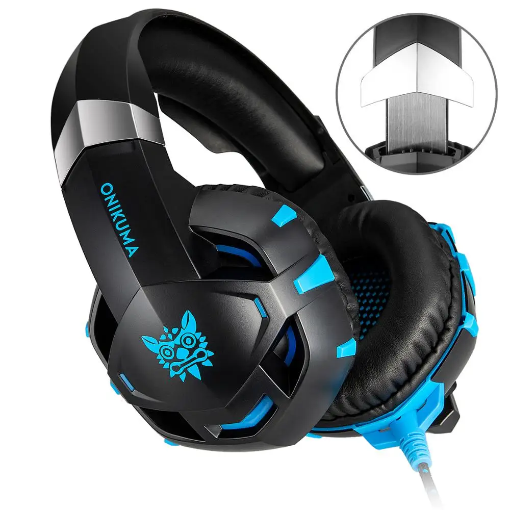 Gaming Headset for PS4, Xbox One, PC, Nitendo Switch, Over Ear Headphones with Mic Noise Reduction