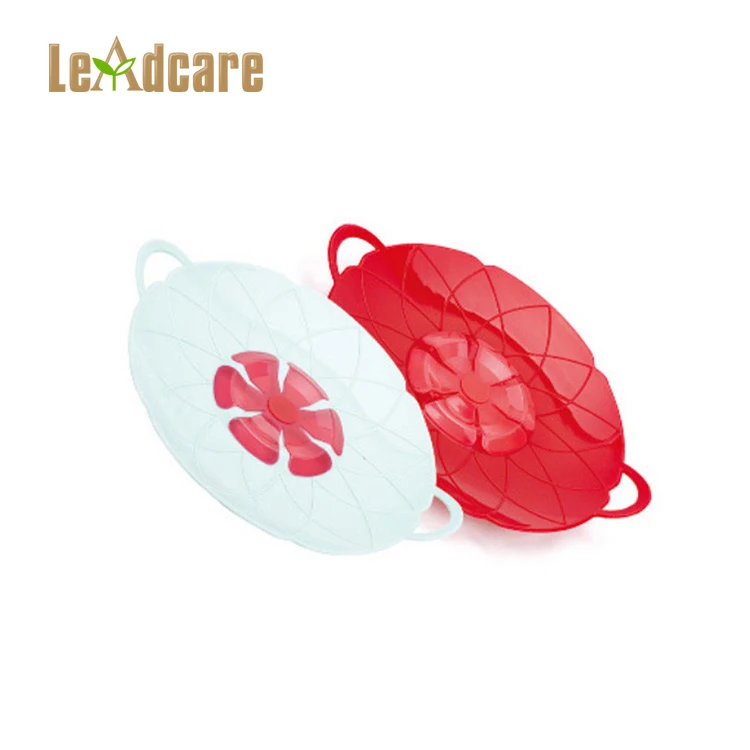 

LD-Y001P Silicone Over Spill Lid Preservation Pan Cover Safe Stopper Pot Lid, Any color available