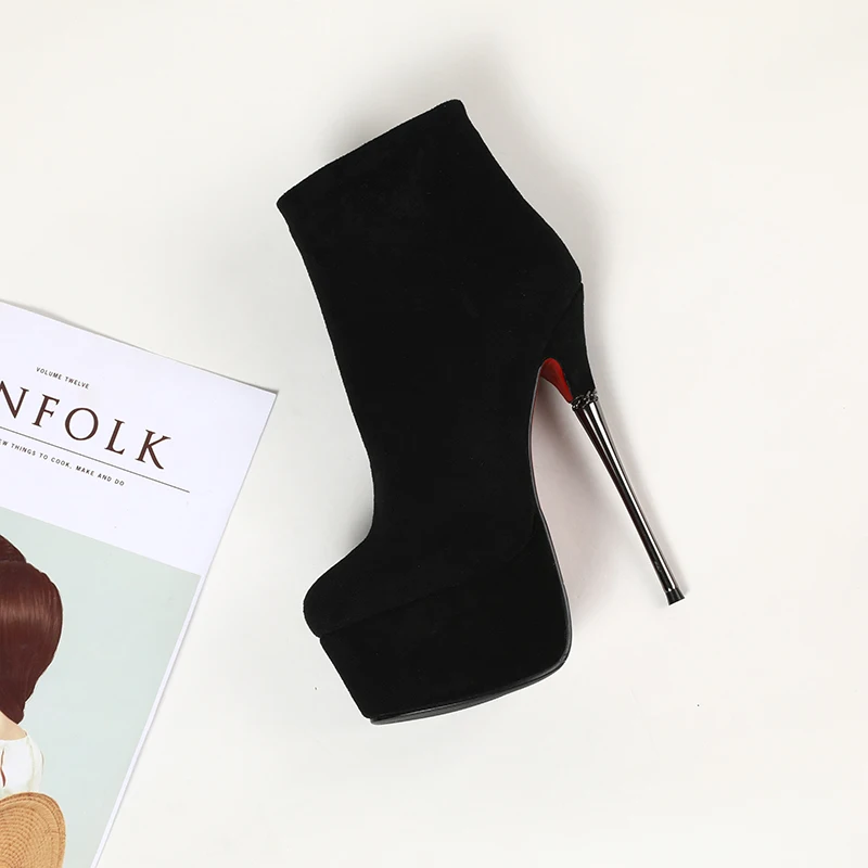 

LM4341Winter New Euro-American Wind Super High-heel Low-cylinder Women's Boots