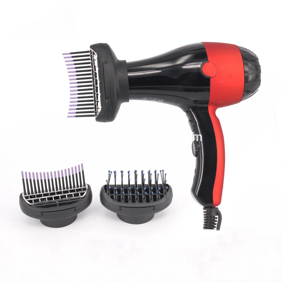 hair dryer with comb for black hair