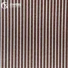 100% polyester brown and white stripe fabric for bag with pvc foaming agent
