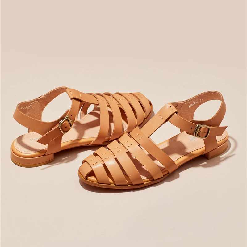 

2019 Latest summer ladies lace up flat shoes women beach sandals, As picture show or customize