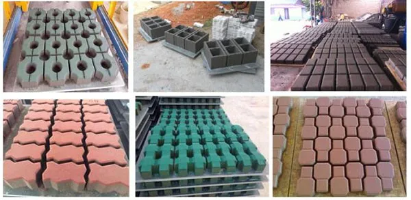 QT6A-15 automatic brick machine for solid -Multi-hole block making sale