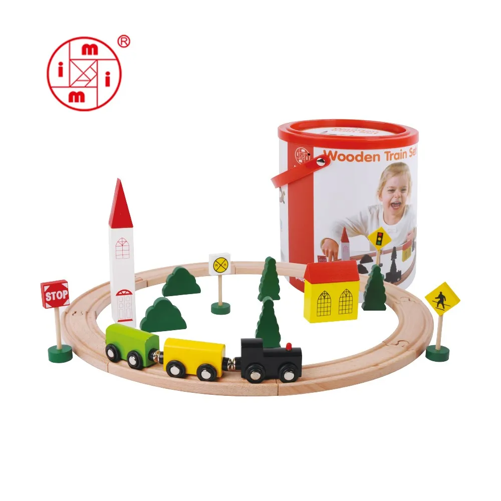 baby wooden train set