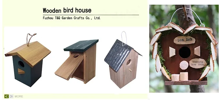 wooden bird houses1
