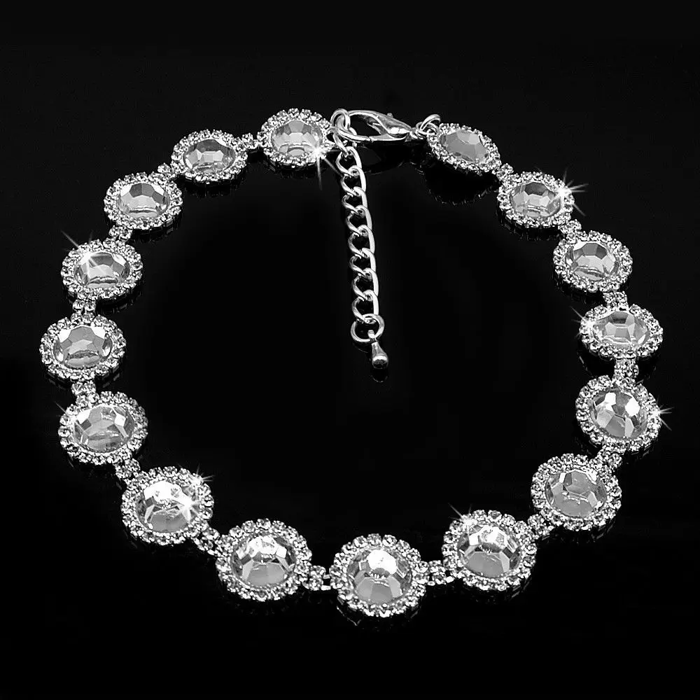 

Bling bling luxury crystal rhinestone dog collar, Pink,blue,black,white,red