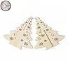 creative laser cut wood christmas tree decoration
