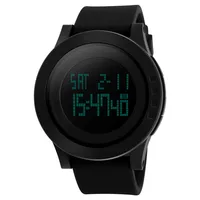 

2018 hot product SKMEI brand 5ATM waterproof Silicone band sport digital watches men #1142