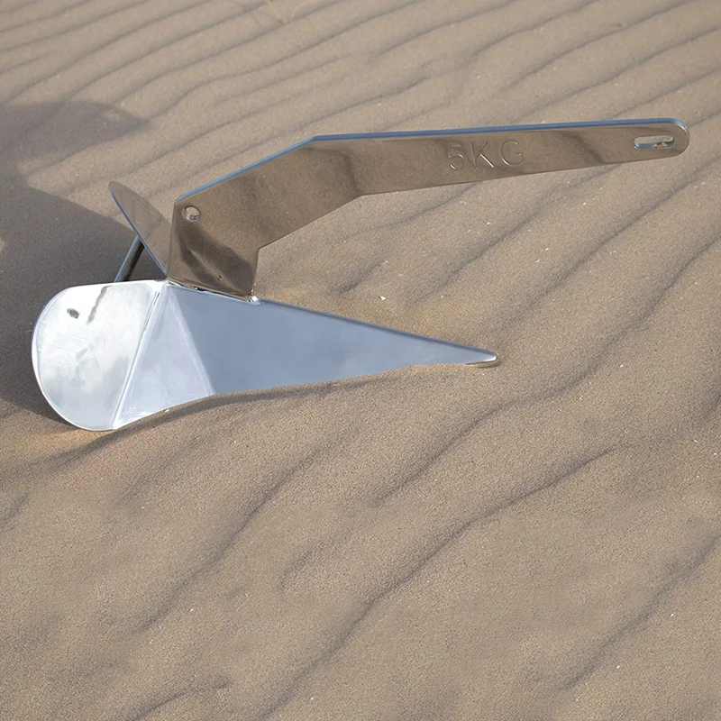 oem aisi316 不锈钢三角/翼船锚船用海锚