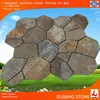 Natural paving stone wall patterns