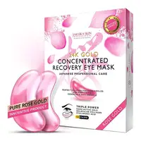 

Private Label Skin Care Anti-aging Hyaluronic acid 24K Gold Collagen Crystal Powder Hydrogel Rose Under Eye Mask