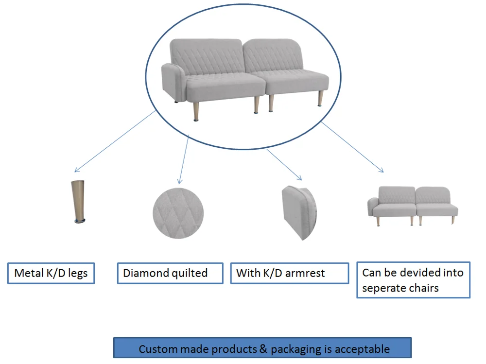 Nisco Quilted Memory Foam Sofa Sofa Bed Futon Buy Living Room Furniture,Folding Futon Chair
