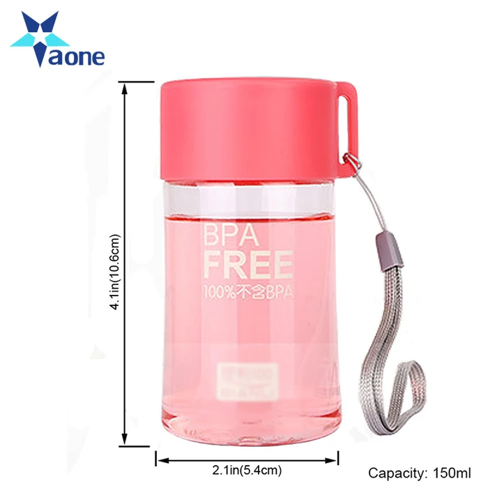 Water Bottle 150ml Plastic Water Bottle Mini Cute Water Bottle For Children  Kids Portable Leakproof Small Water Bottle