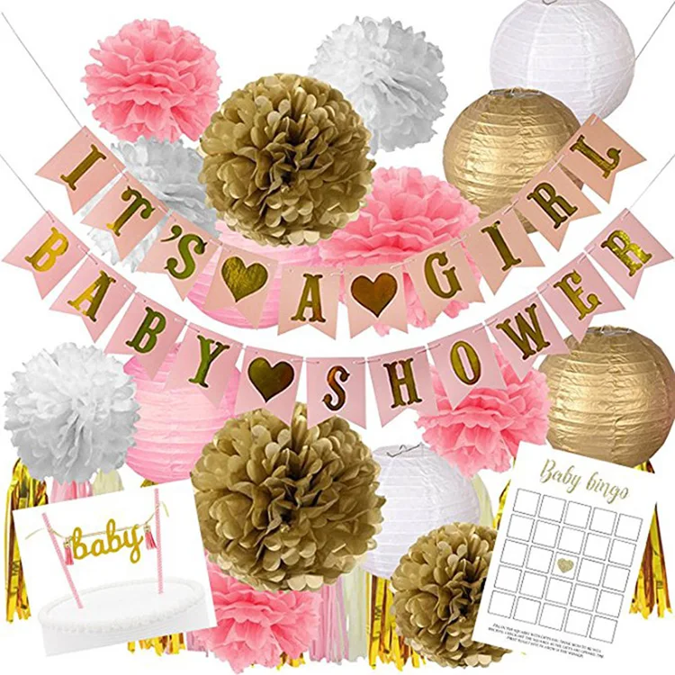 Hot Sale Factory Supplier Banner Balloons Boy Baby Shower Decoration
