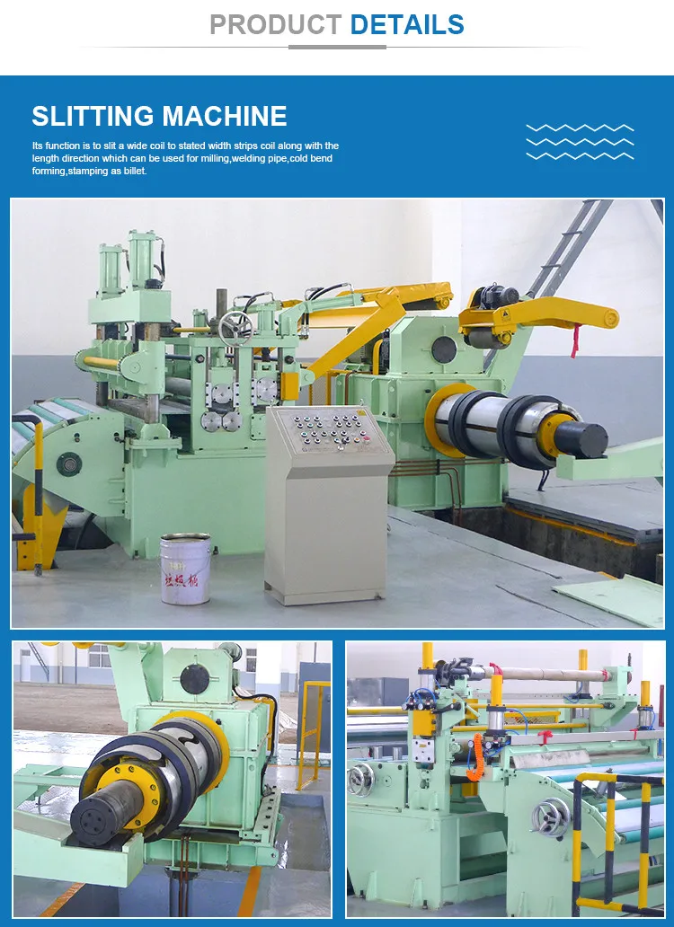 Maschine für das Schneiden von Stahlspulen mit PLC-Steuerung 1