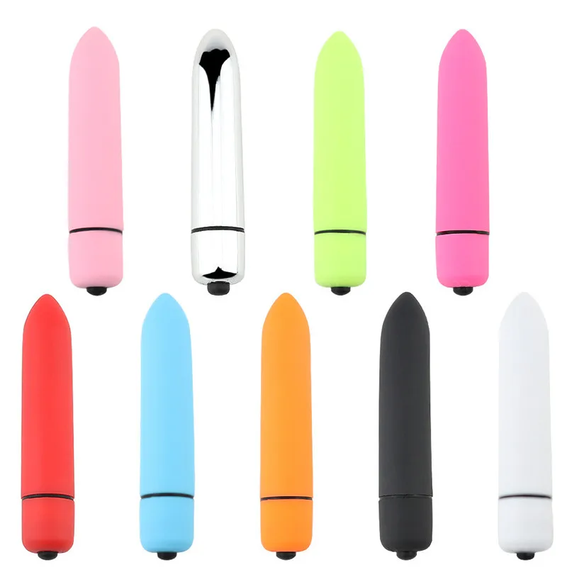7 Colors 10 Speed Mini Bullet Vibrator For Women Waterproof Clitoris Stimulator Dildo Vibrator