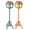 Painted Assembled Wooden Bird Table