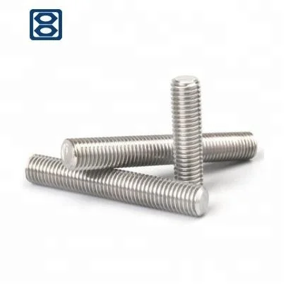 
Haiyan Bafang carbon steel or stainless steel threaded metal rod DIN975 thread rod 