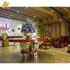 Commercial Hotel Lobby Furniture Round Table Hotel Lobby Desk Luxury For 3,4,5 Star Hotel
