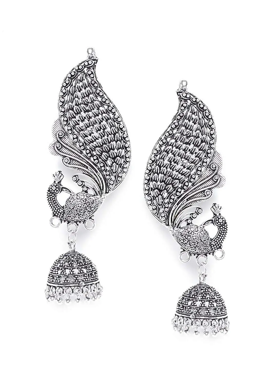 ZeroKaata Fashion Jewellery Dual Colored Designer Wooden Handmade Jewellery Danglers For Girls and Women