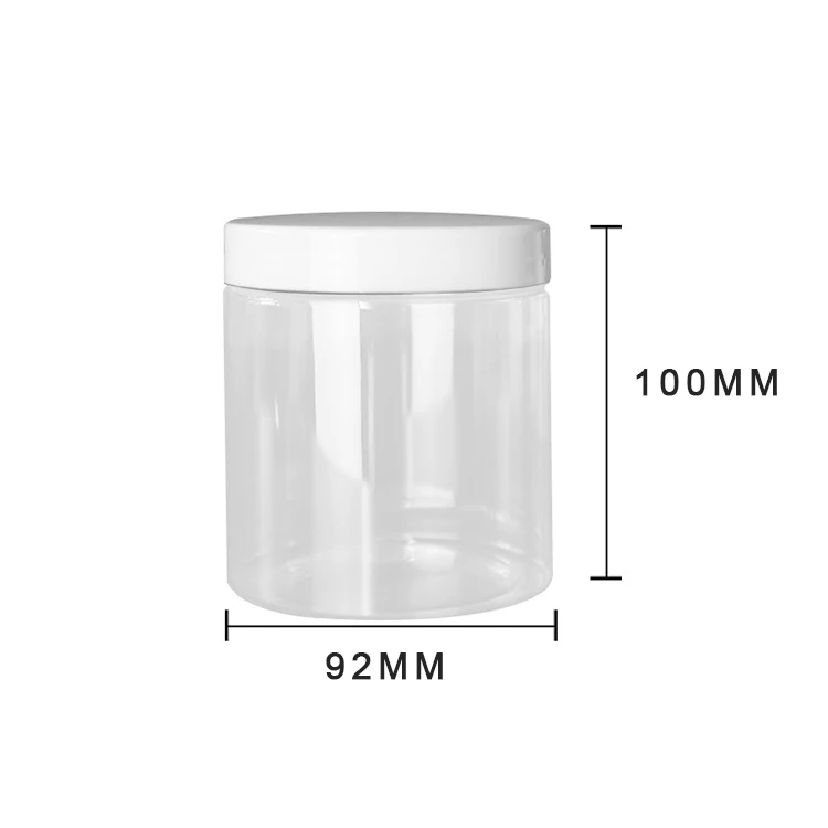 500g pet clear plastic jar for food