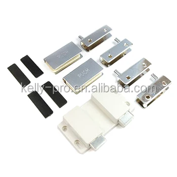 Press Open Double Cabinet Cupboard Glass Door Pivot Hinge Sets