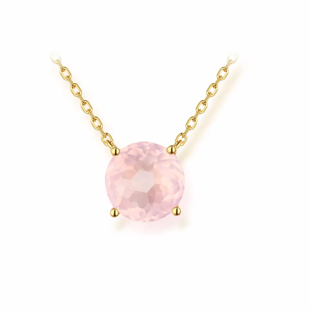 

Natural Pink Crystal High End Fashion Jewelry Necklace Wholesale