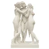 Life Size Hand Carved beautiful white Marble woman statue