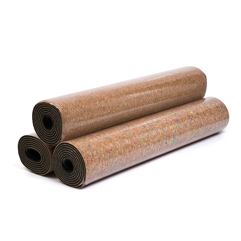 

Cork Yoga Mat | Natural Sustainable Cork Resists Germs and Odor | Non-Toxic TPE Rubber Backing | Great for Ho and Pilates, Red/blue/green/yellow/purple/pink or panton color