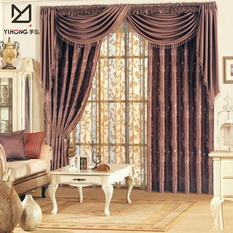 New Style Arabic Window Curtains With Valance Buy Arabic Curtain