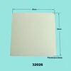 Plastic square visor for graduation cap