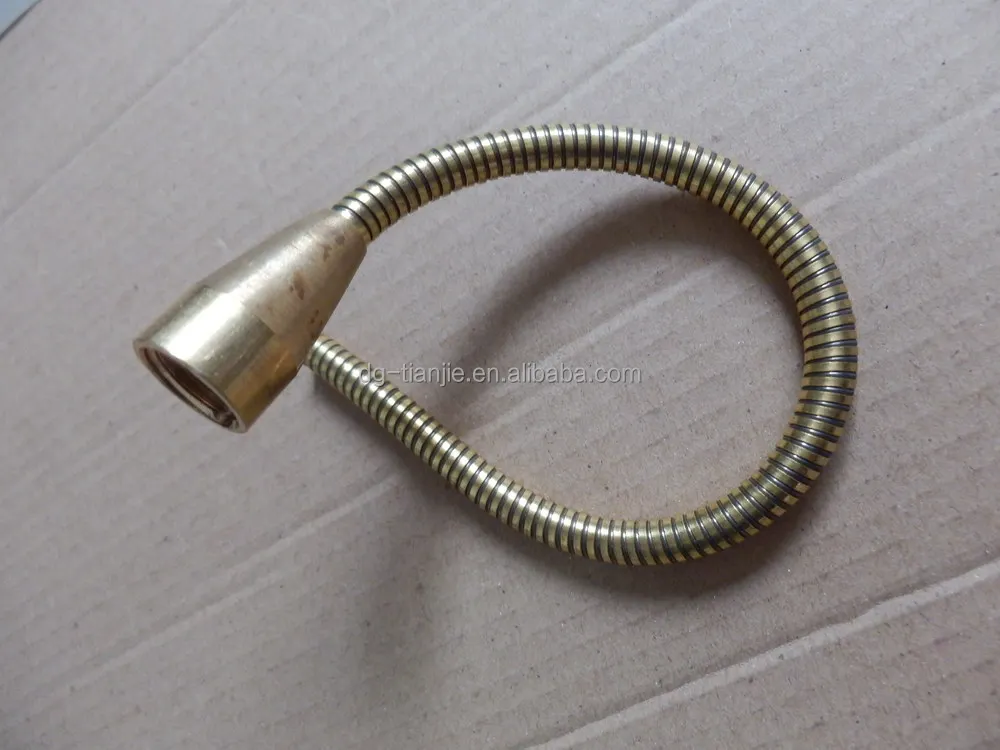 Copper Gooseneck pipe with copper fitting