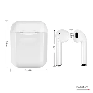 TWS Cordless Bluetooth Stereo Ear Earphones Mic
