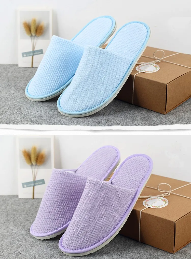 High Quality Waffle Disposable Slippers For Hotel Rooms Buy