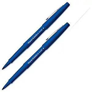 12 x Papermate Smartliner Fibre Tip Fine Liner Pens Extra Fine 0.4mm Black NEW