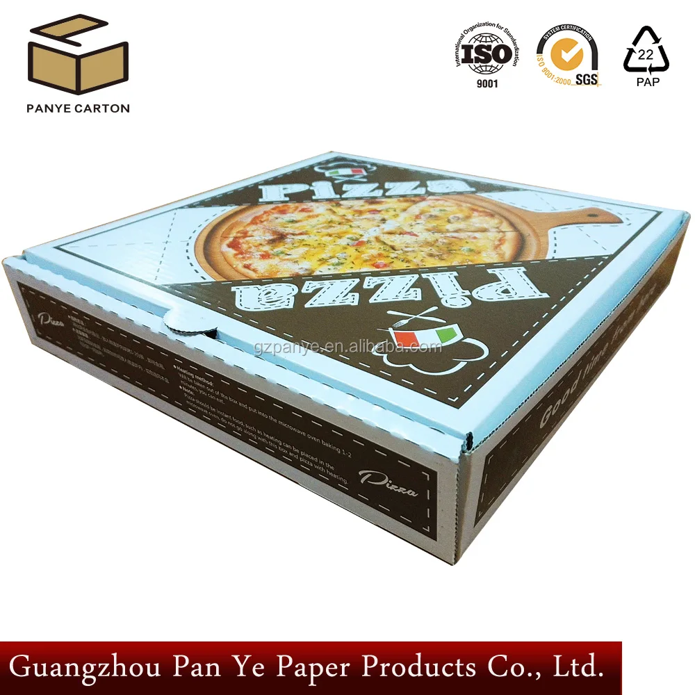 14 Inch Food Grade Carton Pizza Box Machine Kraft Pizza Delivery Box