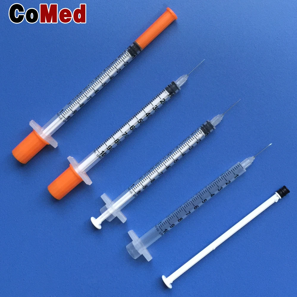
disposable insulin syringes 1ml with fixed needle 30G*8mm 