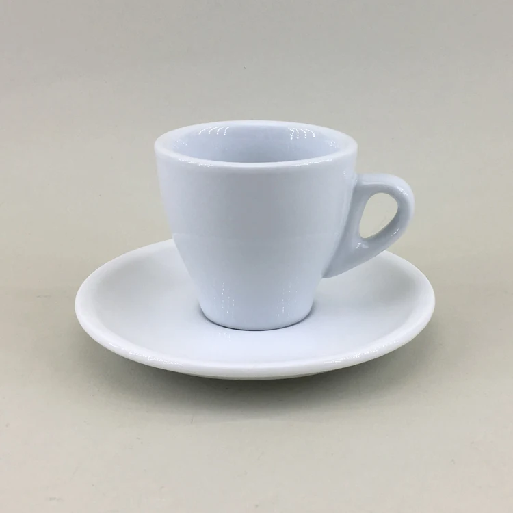 Eco Friendly Ivory White Western Cheap Porcelain 180ml Tea Cups And