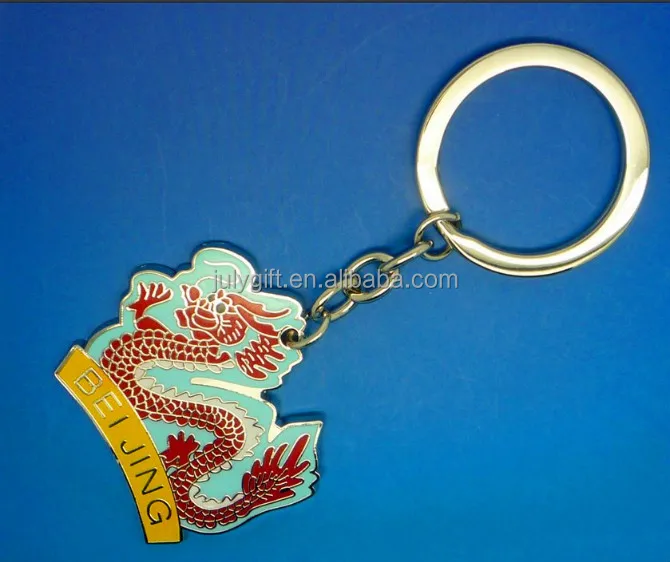 
custom design shape metal keychain 