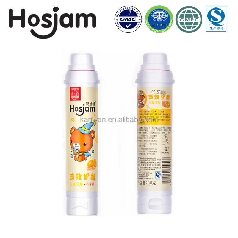 
OEM Fluoride Free Strawberry Kids Toothpaste Xylitol Prevent Cavities Toothpaste For Chidren 