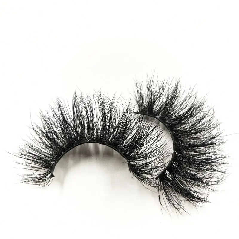 

100% Real Fluffy Cruelty Free 3d Mink 25mm Eyelashes, Black