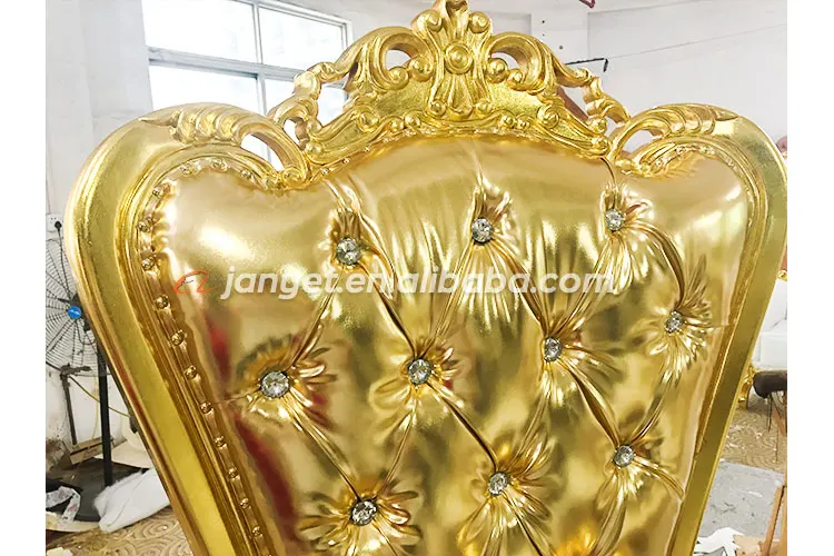 Wholesale Royal Antique Wedding Throne King And Queen Chairs For Sale