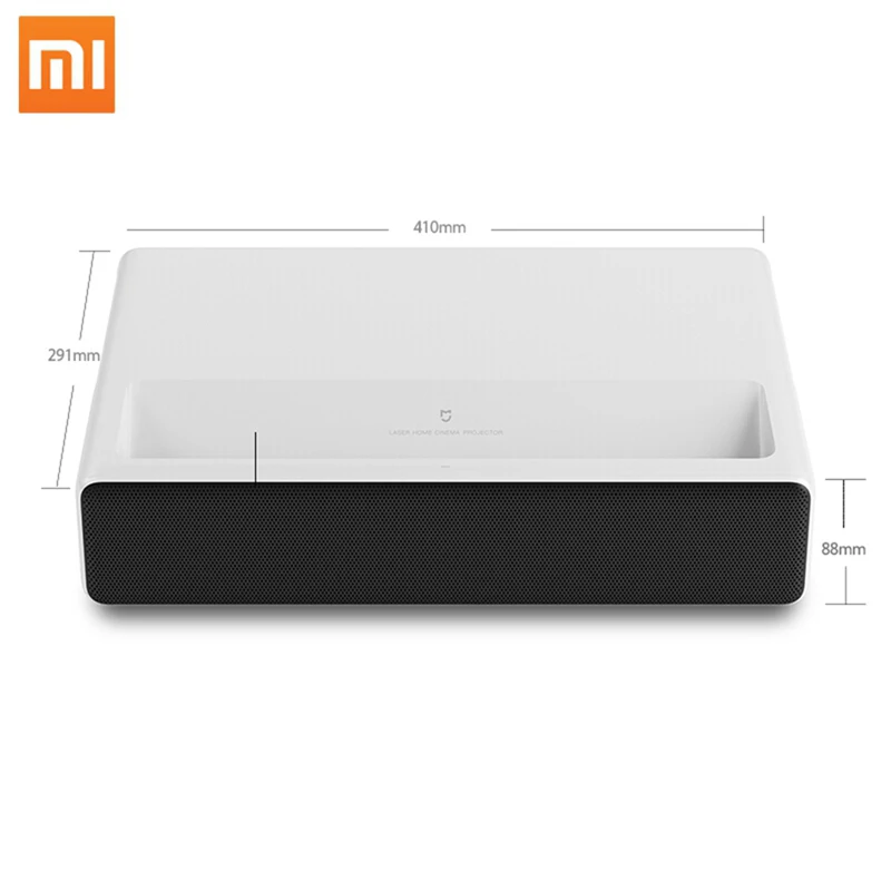 

Android Smart Projector Xiaomi Mijia Original Projector Ultra Short Throw Android Full HD 1080P 3D Laser DLP with 1920*1080p, White