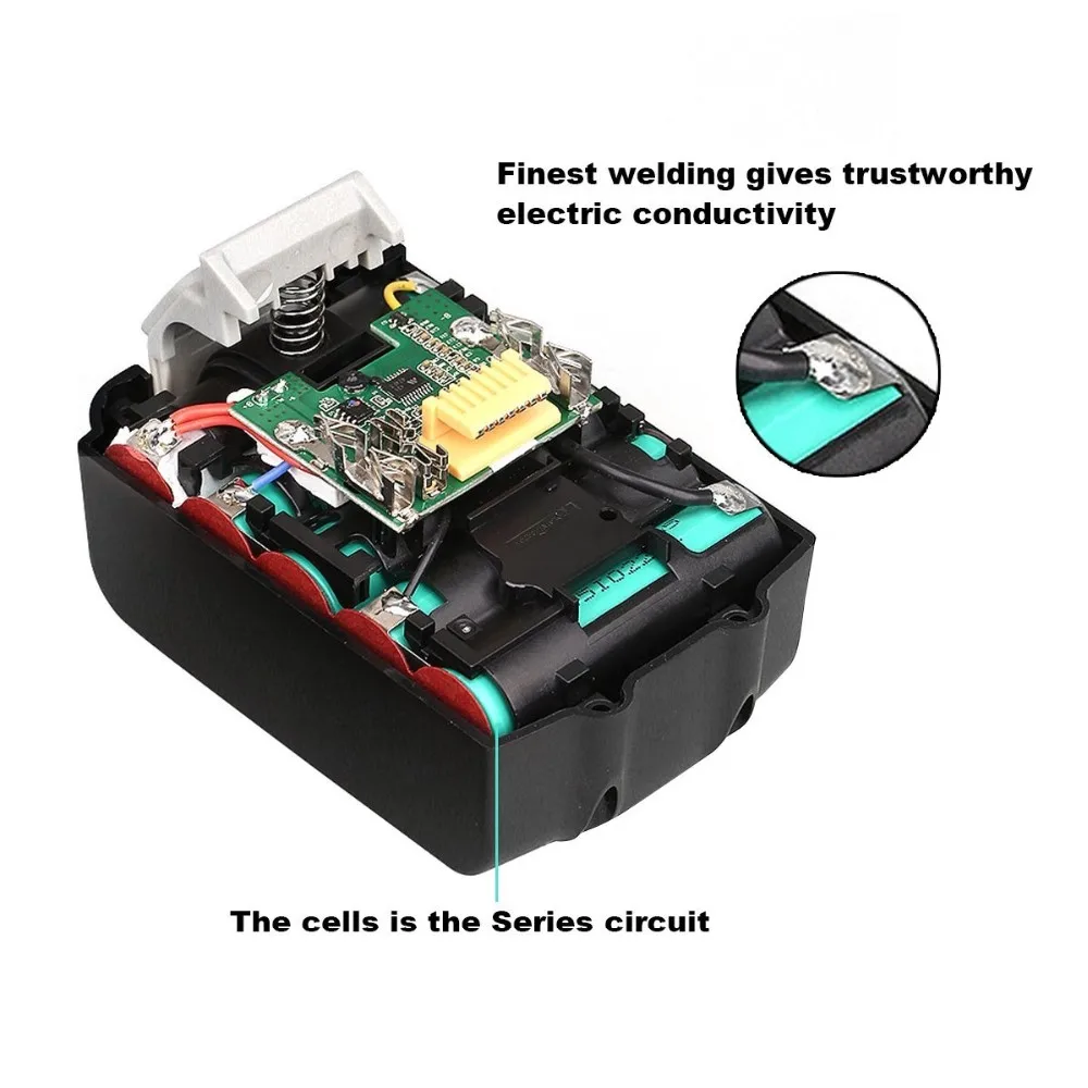 Bl1830 Battery 18v 4000mah Lithium-ion Cordless Tool Rechargeable For ...