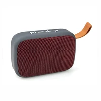 

G2 wireless speaker with cloth cover surface x-bass sound Tech Loud mini speaker