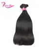 Unprocessed Virgin Straight Hair Bulk, Raw Indian Temple Hair Human, Top Quality Full Cuticle Aligned Hair Extension